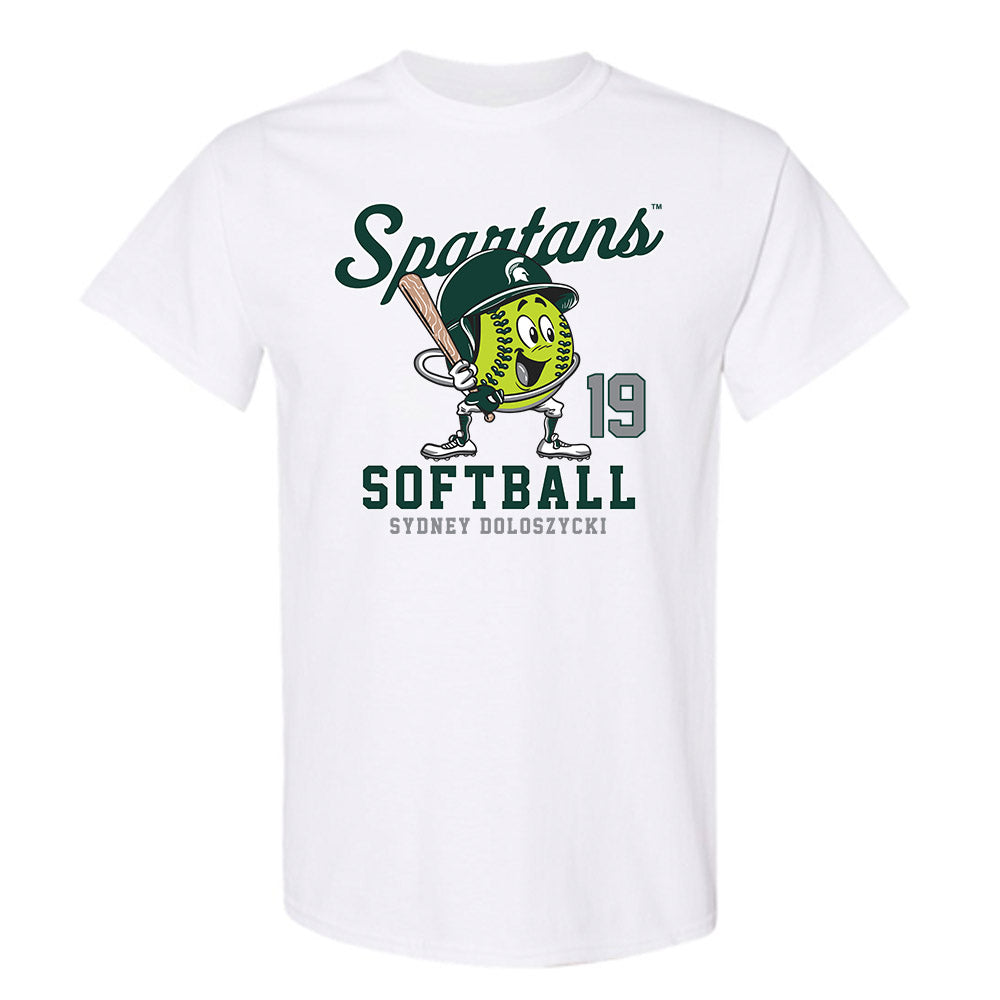 Michigan State - NCAA Softball : Sydney Doloszycki - Fashion Shersey T-Shirt-0