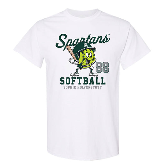 Michigan State - NCAA Softball : Sophie Holverstott - Fashion Shersey T-Shirt-0