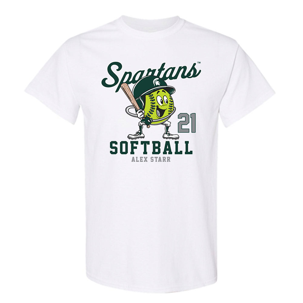 Michigan State - NCAA Softball : Alex Starr - Fashion Shersey T-Shirt-0