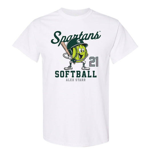 Michigan State - NCAA Softball : Alex Starr - Fashion Shersey T-Shirt-0