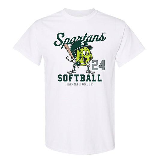 Michigan State - NCAA Softball : Hannah Greer - T-Shirt