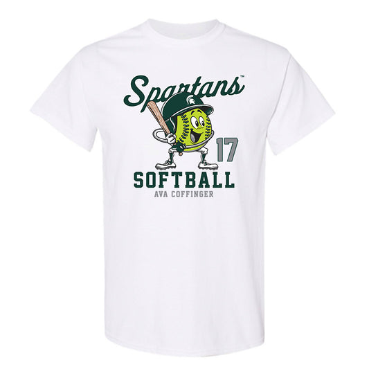 Michigan State - NCAA Softball : Ava Coffinger - Fashion Shersey T-Shirt-0