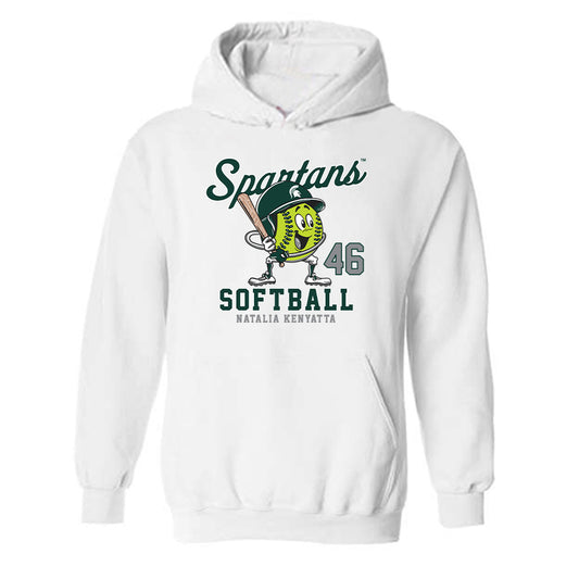 Michigan State - NCAA Softball : Natalia Kenyatta - Fashion Shersey Hooded Sweatshirt