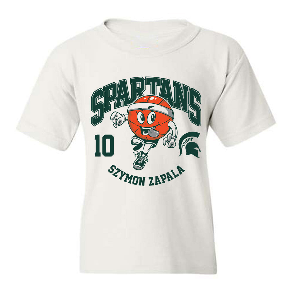 Michigan State - NCAA Men's Basketball : Szymon Zapala - Fashion Shersey Youth T-Shirt