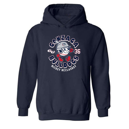 Gonzaga - NCAA Baseball : Mickey Mcclaskey - Fashion Shersey Hooded Sweatshirt