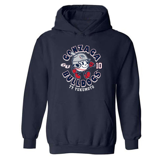 Gonzaga - NCAA Baseball : Ty Yukumoto - Fashion Shersey Hooded Sweatshirt