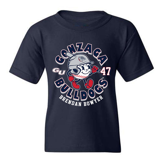 Gonzaga - NCAA Baseball : Brendan Bowyer - Fashion Shersey Youth T-Shirt