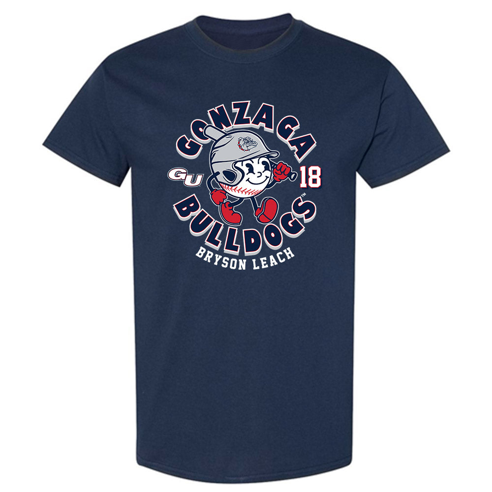 Gonzaga - NCAA Baseball : Bryson Leach - Fashion Shersey T-Shirt-0