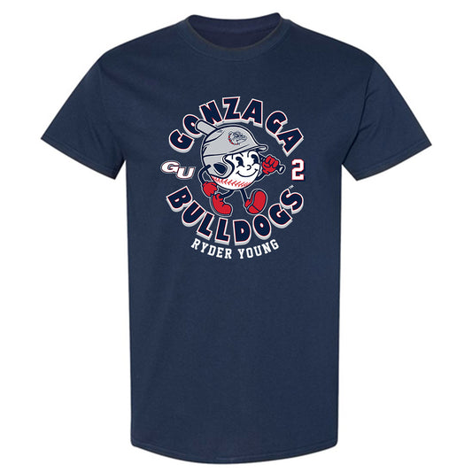 Gonzaga - NCAA Baseball : Ryder Young - Fashion Shersey T-Shirt-0
