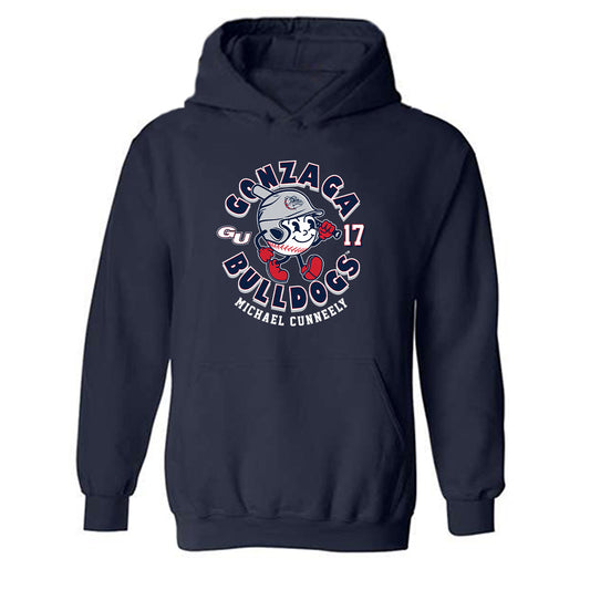 Gonzaga - NCAA Baseball : Michael Cunneely - Fashion Shersey Hooded Sweatshirt