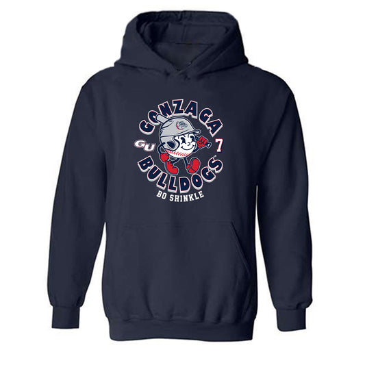 Gonzaga - NCAA Baseball : Bo Shinkle - Fashion Shersey Hooded Sweatshirt-0