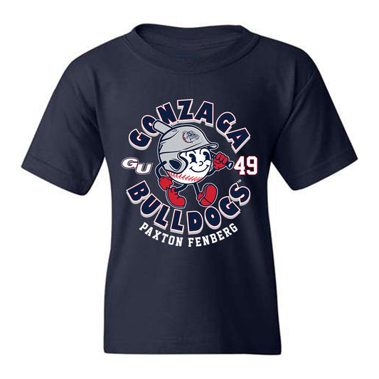 Gonzaga - NCAA Baseball : Paxton Fenberg - Fashion Shersey Youth T-Shirt