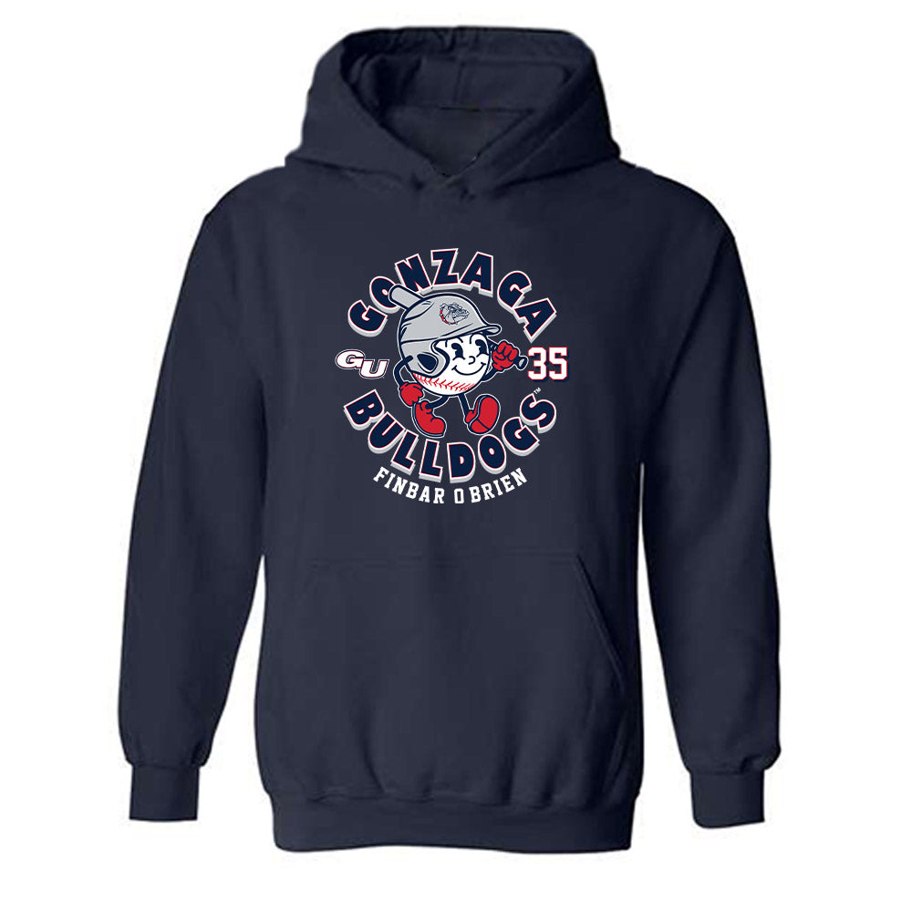 Gonzaga - NCAA Baseball : Finbar O'Brien - Fashion Shersey Hooded Sweatshirt-0