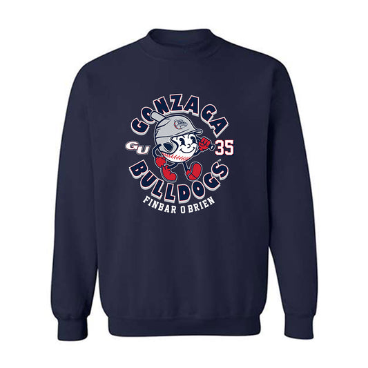Gonzaga - NCAA Baseball : Finbar O'Brien - Fashion Shersey Crewneck Sweatshirt-0