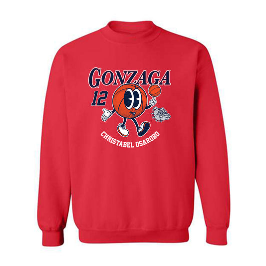 Gonzaga - NCAA Women's Basketball : Christabel Osarobo - Fashion Shersey Crewneck Sweatshirt-0