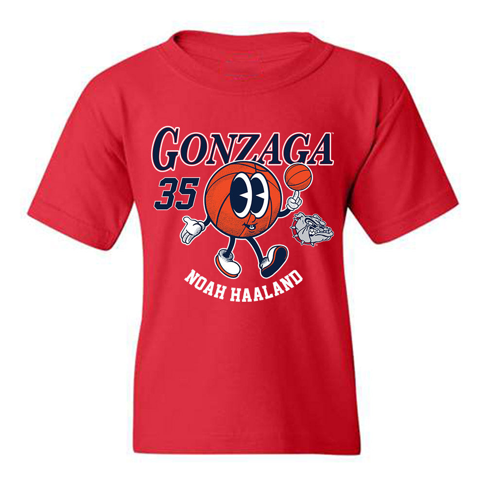 Gonzaga - NCAA Men's Basketball : Noah Haaland - Fashion Shersey Youth T-Shirt