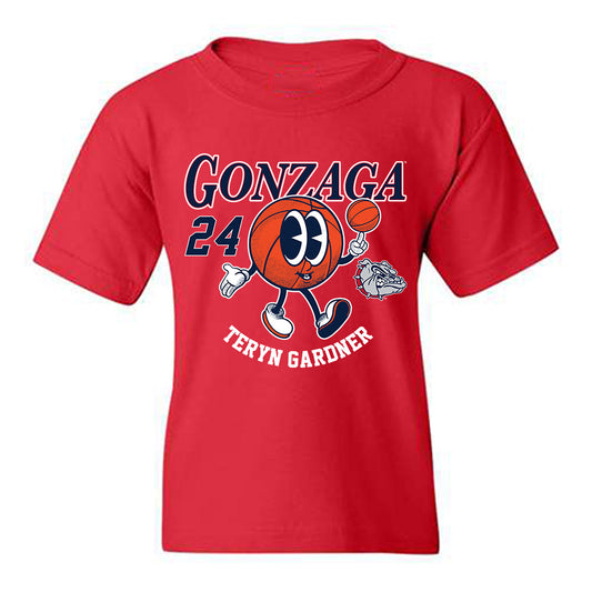 Gonzaga - NCAA Women's Basketball : Teryn Gardner - Fashion Shersey Youth T-Shirt-0