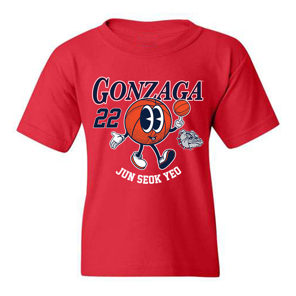 Gonzaga - NCAA Men's Basketball : Jun Seok Yeo - Fashion Shersey Youth T-Shirt