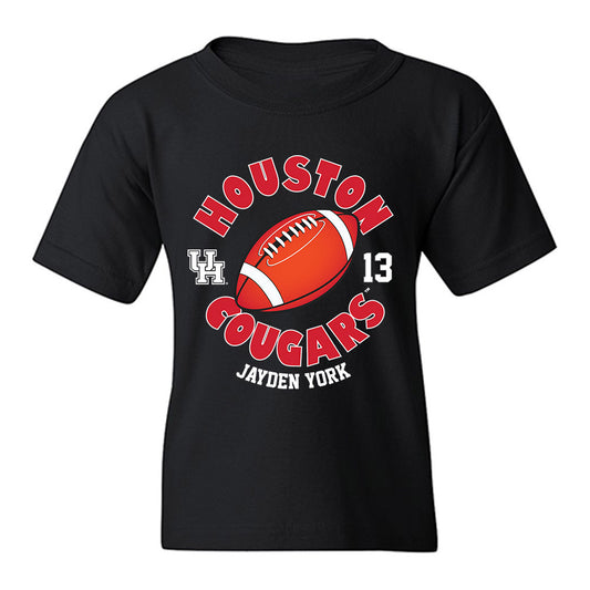 Houston - NCAA Football : Jayden York - Fashion Shersey Youth T-Shirt-0