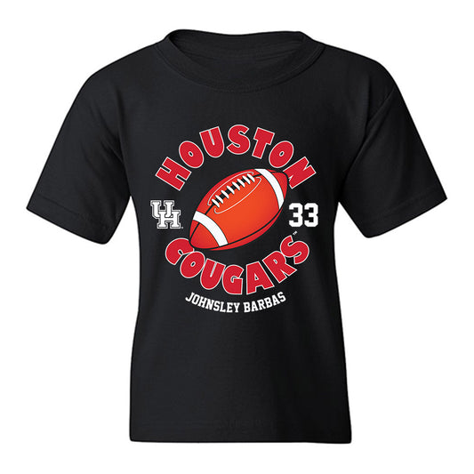 Houston - NCAA Football : Johnsley Barbas - Fashion Shersey Youth T-Shirt-0