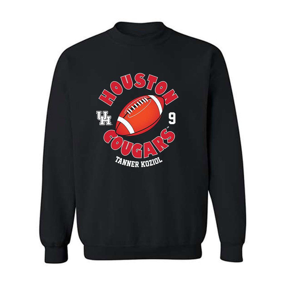 Houston - NCAA Football : Tanner Koziol - Fashion Shersey Crewneck Sweatshirt-0