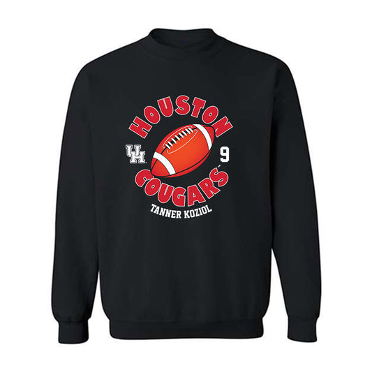 Houston - NCAA Football : Tanner Koziol - Fashion Shersey Crewneck Sweatshirt-0