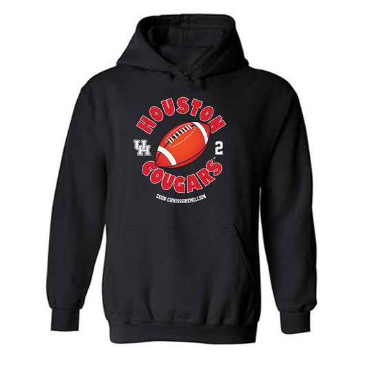 Houston - NCAA Football : Zeon Chriss-Gremillion - Fashion Shersey Hooded Sweatshirt-0
