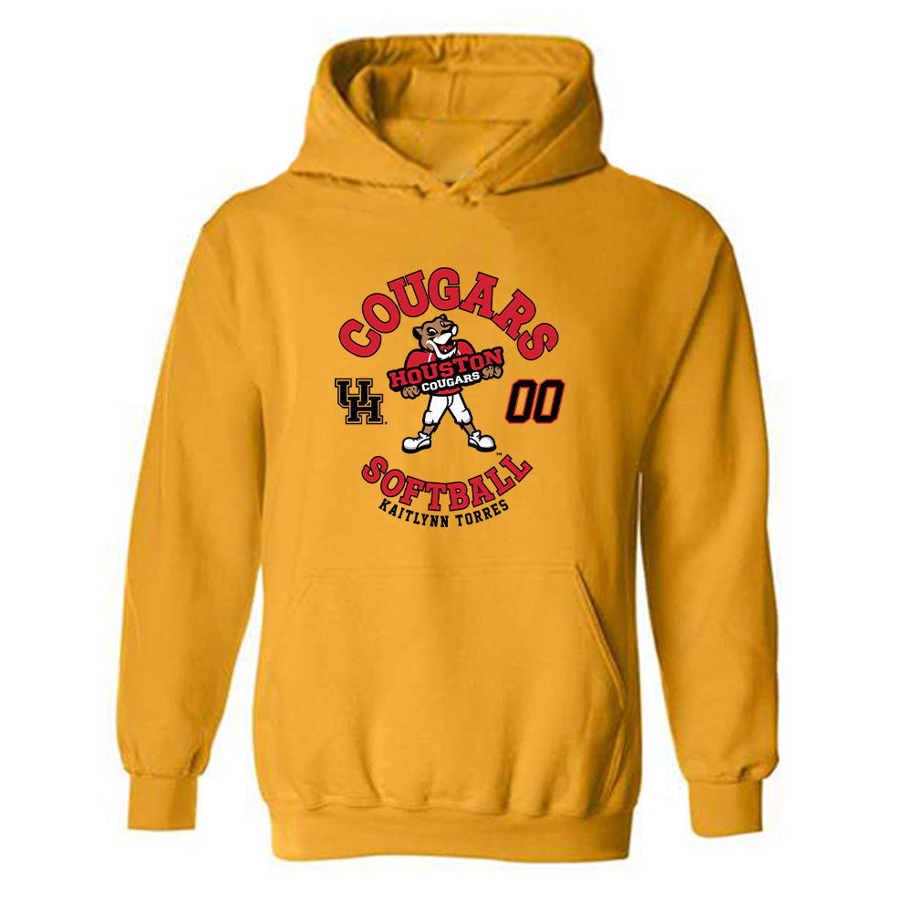 Houston - NCAA Softball : Kaitlynn Torres - Fashion Shersey Hooded Sweatshirt-0