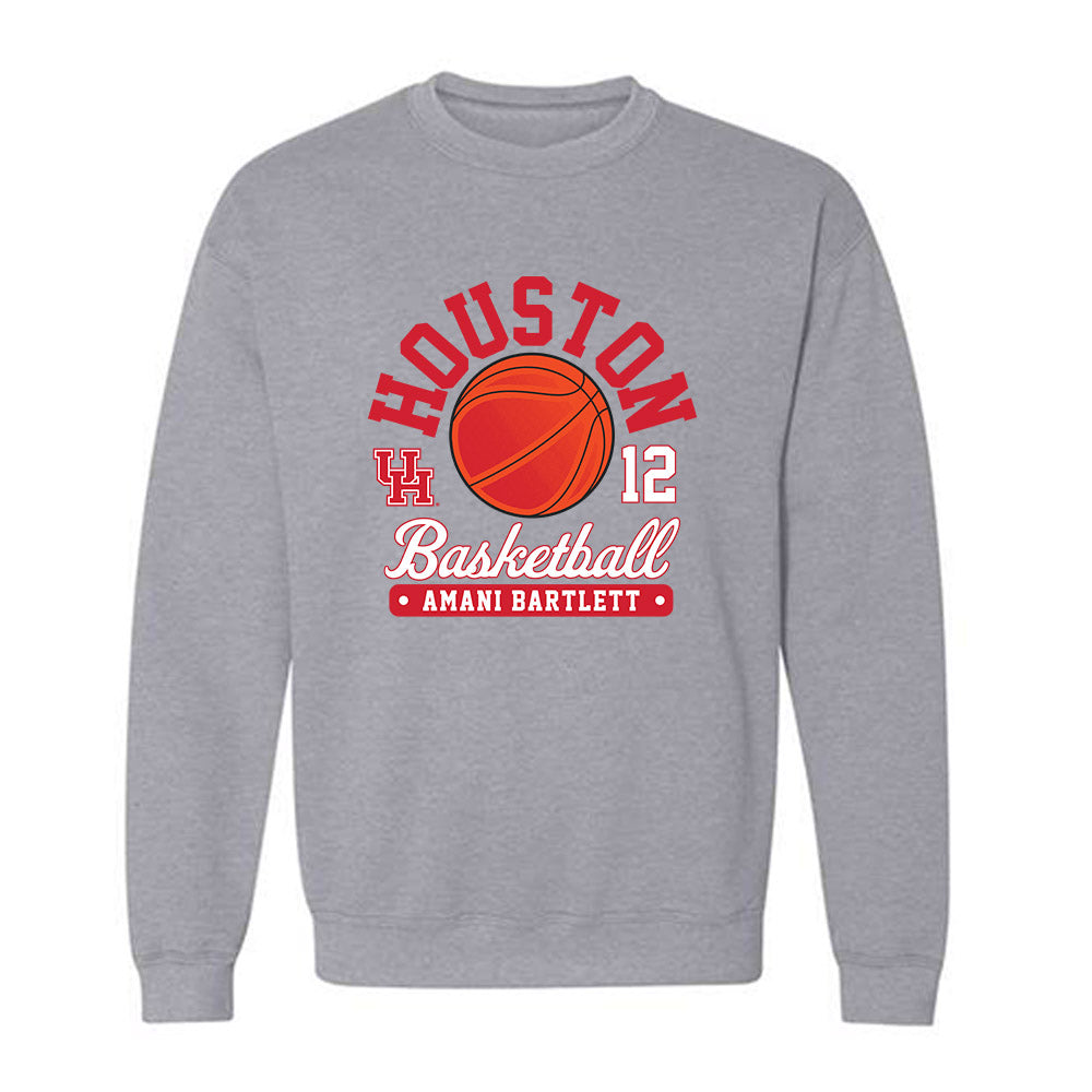 Houston - NCAA Women's Basketball : Amani Bartlett - Fashion Shersey Crewneck Sweatshirt-0