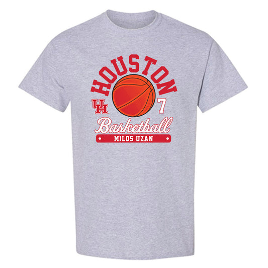 Houston - NCAA Men's Basketball : Milos Uzan - Fashion Shersey T-Shirt-0