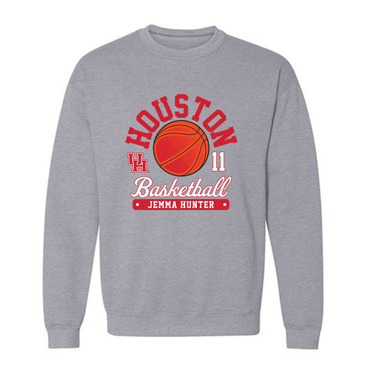 Houston - NCAA Women's Basketball : Jemma Hunter - Fashion Shersey Crewneck Sweatshirt-0
