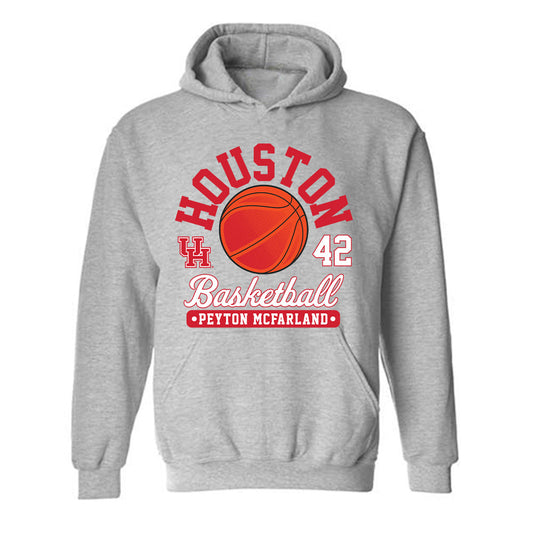 Houston - NCAA Women's Basketball : Peyton McFarland - Fashion Shersey Hooded Sweatshirt-0