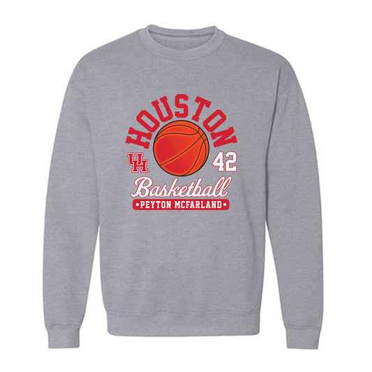 Houston - NCAA Women's Basketball : Peyton McFarland - Fashion Shersey Crewneck Sweatshirt-0