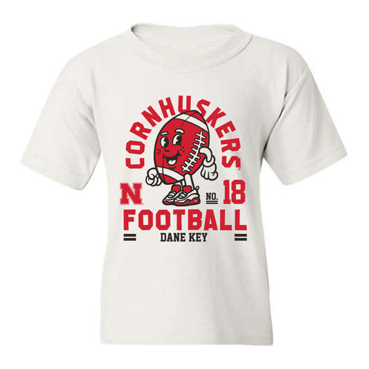 Nebraska - NCAA Football : Dane Key - Fashion Shersey Youth T-Shirt-0