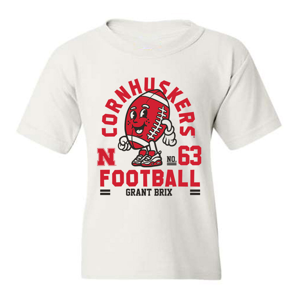 Nebraska - NCAA Football : Grant Brix - Youth T-Shirt