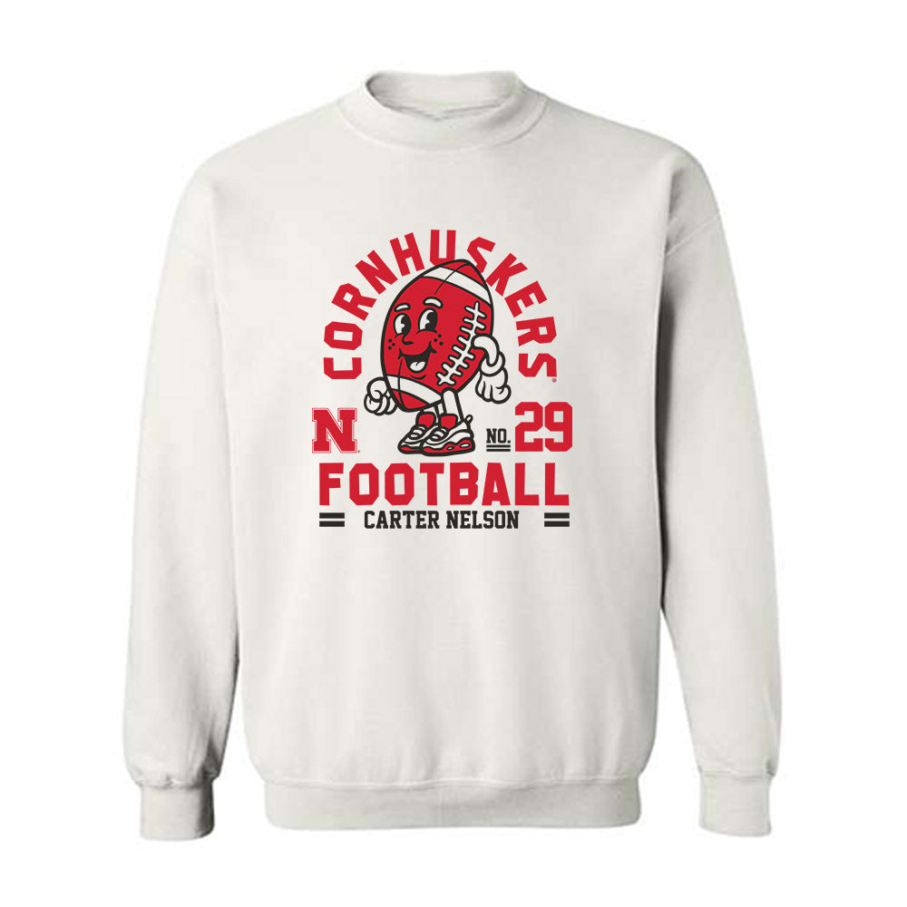 Nebraska - NCAA Football : Carter Nelson - Crewneck Sweatshirt