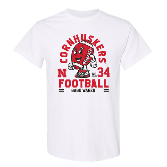 Nebraska - NCAA Football : Gage Wager - T-Shirt