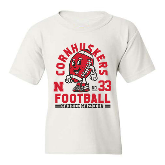 Nebraska - NCAA Football : Maurice Mazzccua - Youth T-Shirt