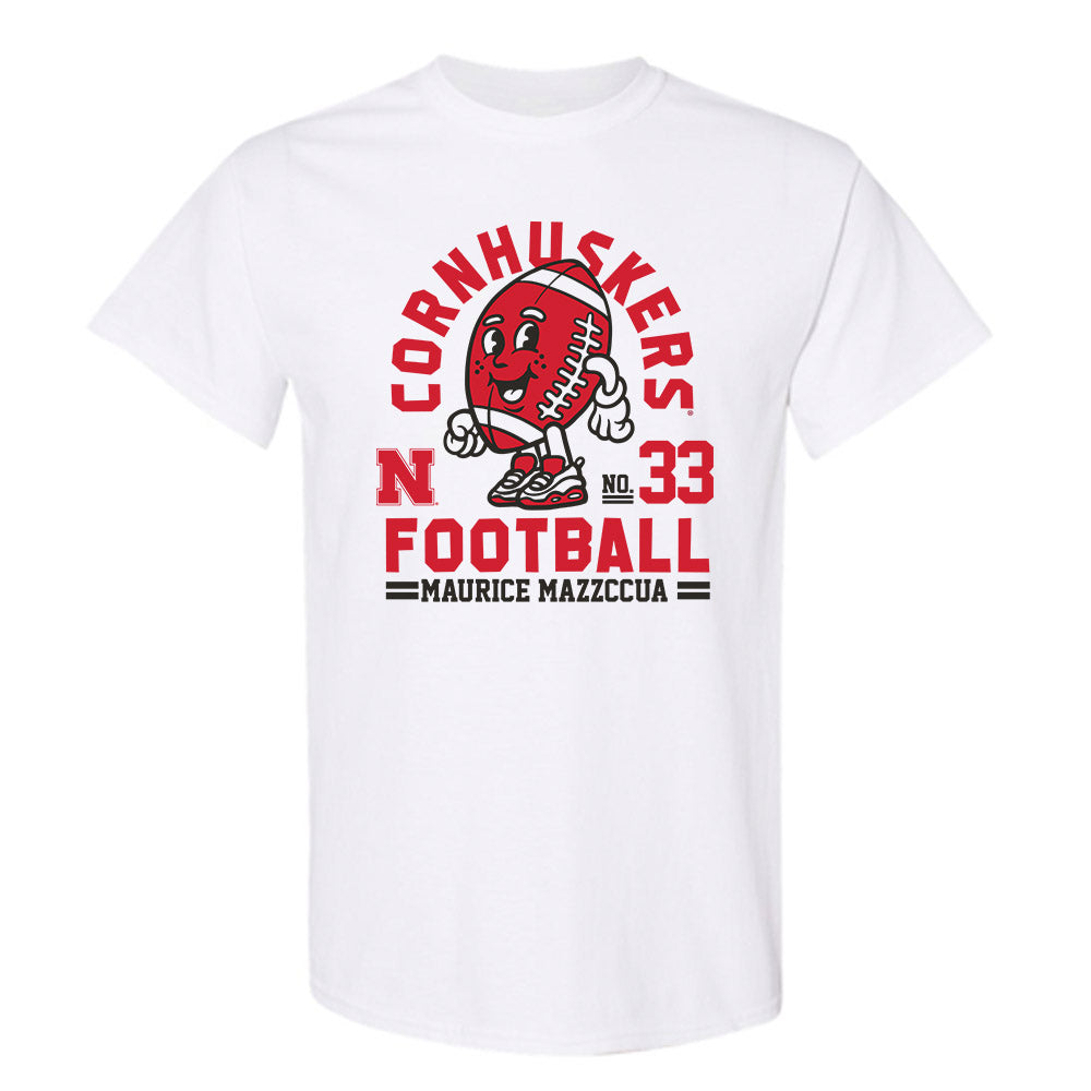 Nebraska - NCAA Football : Maurice Mazzccua - T-Shirt