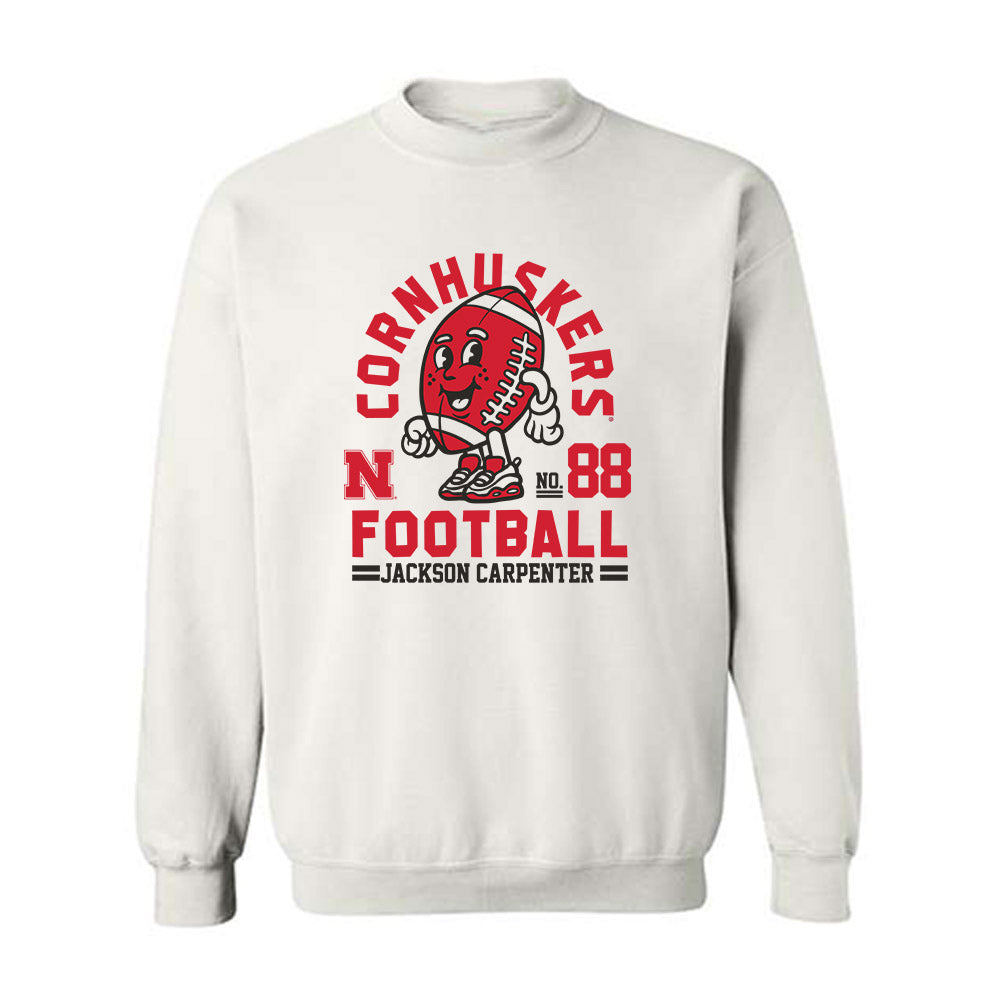 Nebraska - NCAA Football : Jackson Carpenter - Fashion Shersey Crewneck Sweatshirt-0