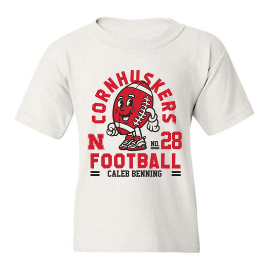 Nebraska - NCAA Football : Caleb Benning - Fashion Shersey Youth T-Shirt-0