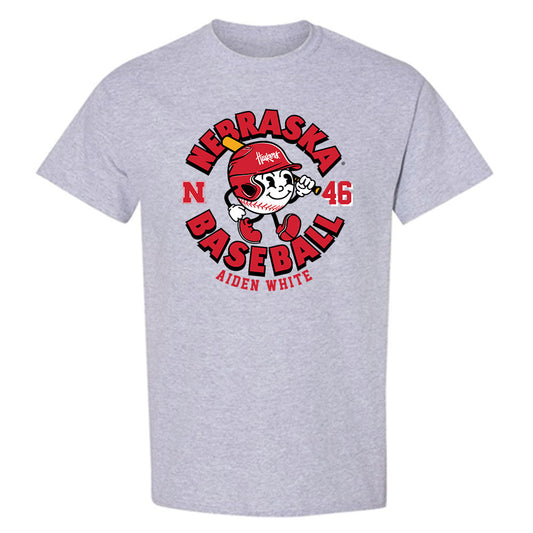 Nebraska - NCAA Baseball : Aiden White - Fashion Shersey T-Shirt-0