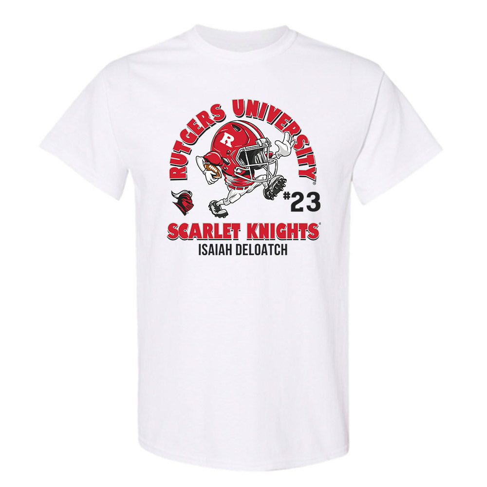 Rutgers - NCAA Football : Isaiah Deloatch - Sport Shersey T-Shirt-0