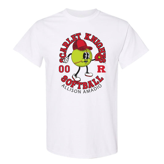 Rutgers - NCAA Softball : Allison Amadio - Fashion Shersey T-Shirt-0