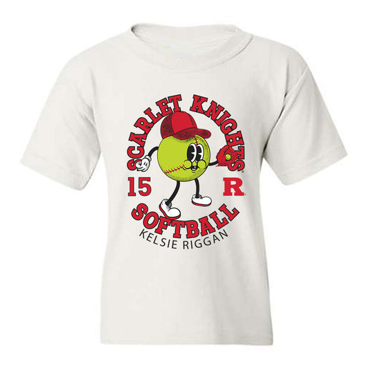 Rutgers - NCAA Softball : Kelsie Riggan - Fashion Shersey Youth T-Shirt-0