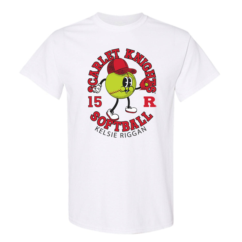 Rutgers - NCAA Softball : Kelsie Riggan - Fashion Shersey T-Shirt-0
