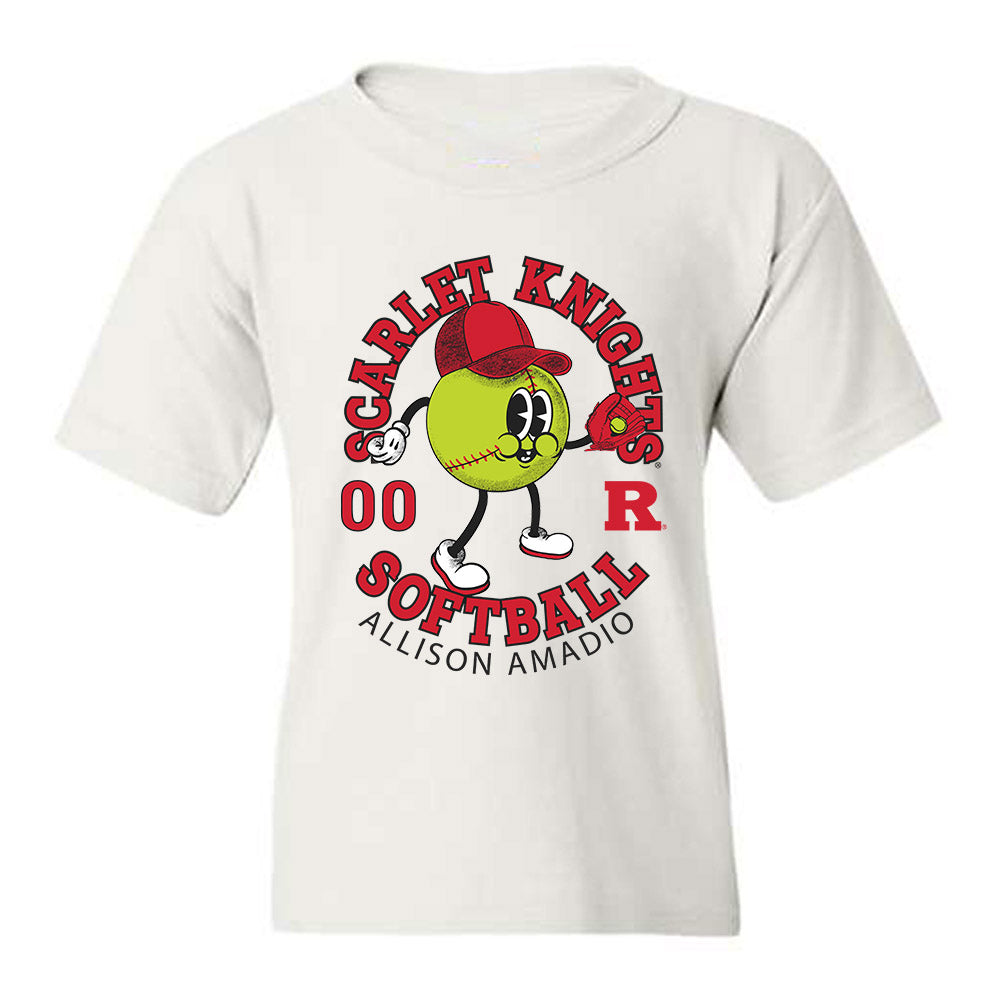 Rutgers - NCAA Softball : Allison Amadio - Fashion Shersey Youth T-Shirt-0