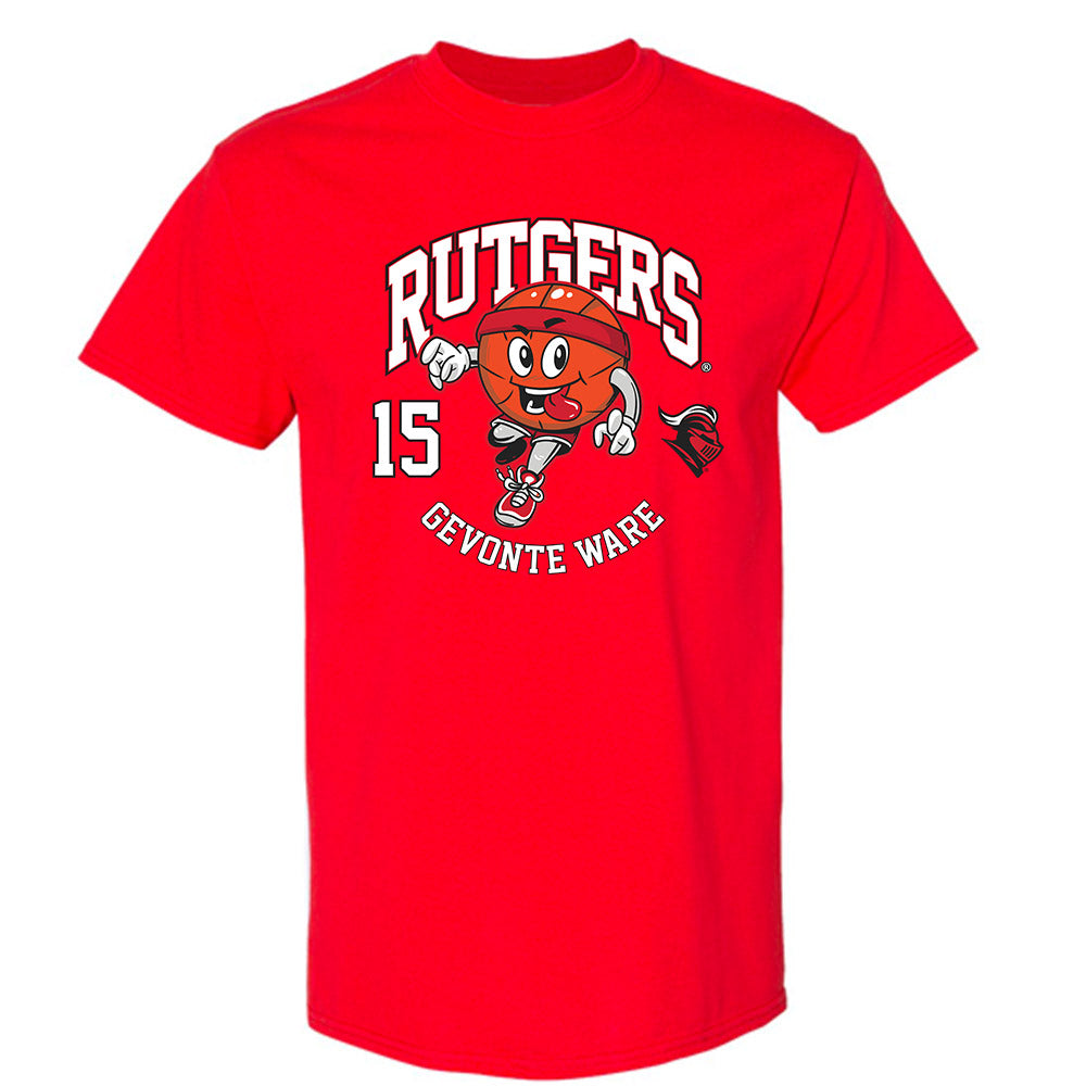 Rutgers - NCAA Men's Basketball : Gevonte Ware - Fashion Shersey T-Shirt-0