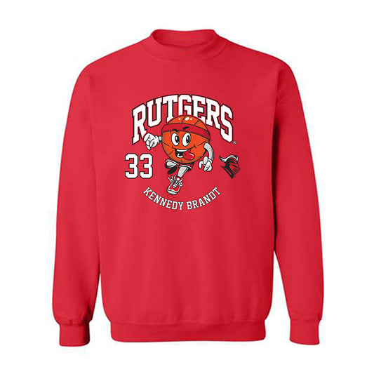 Rutgers - NCAA Women's Basketball : Kennedy Brandt - Fashion Shersey Crewneck Sweatshirt
