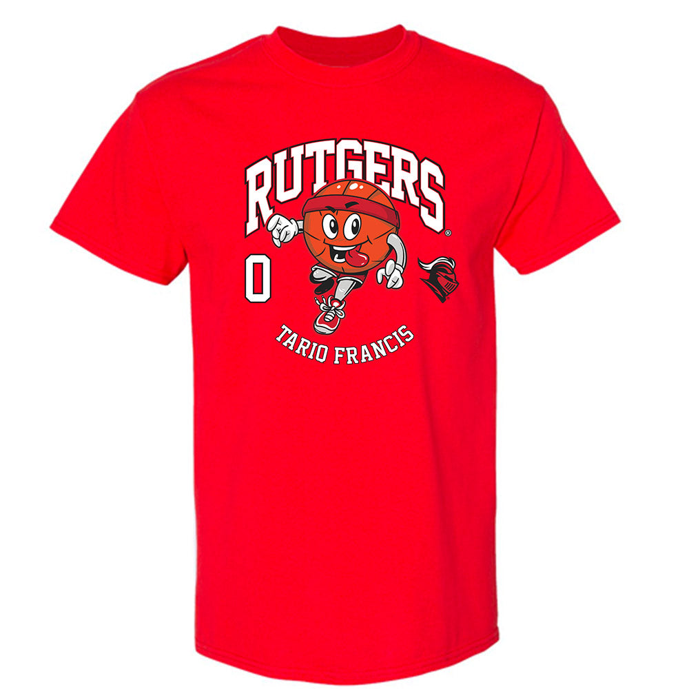 Rutgers - NCAA Men's Basketball : Tariq Francis - Fashion Shersey T-Shirt-0